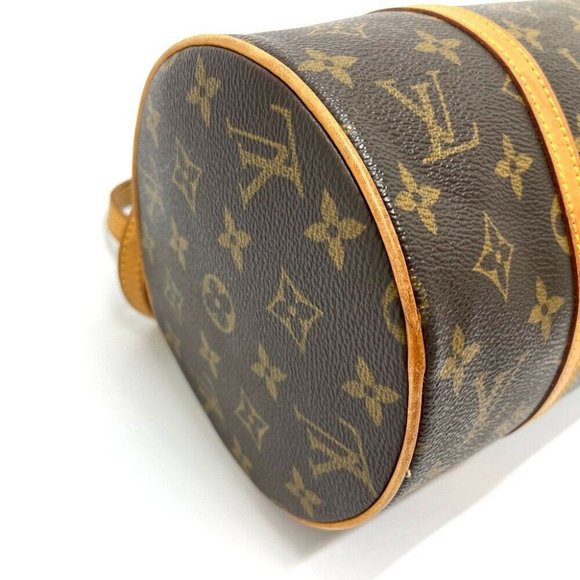 Auth LOUIS VUITTON M51385 Monogram Papillon30 with pouch Shoulder Bag Brown - Picture 6 of 7